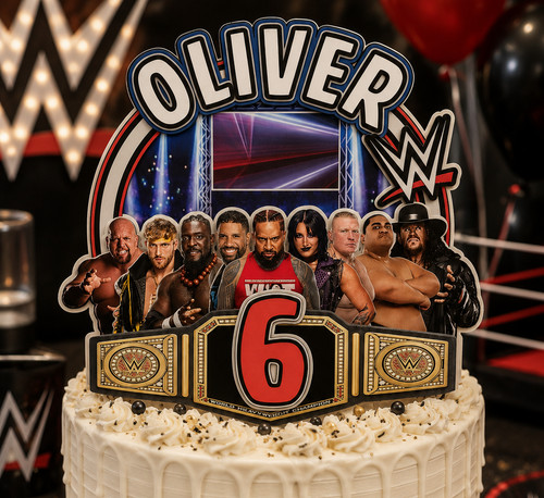 Wwe wrestling birthday - wrestling, cake