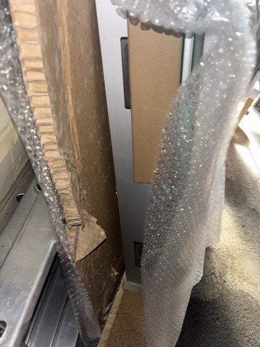 Pebble grey cupboard mirror - pebble,