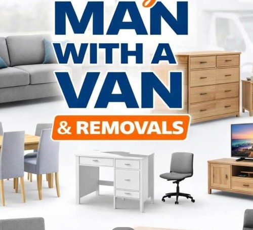 Manchester man with van - van, house