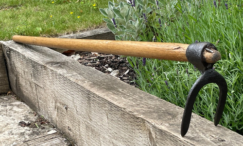 Vintage garden prong hoe - vintage,