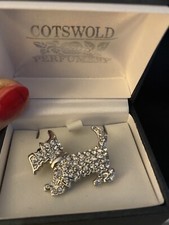 westie diamante brooch, brand new in box, great present