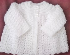 BEAUTIFUL HAND KNITTED MATINEE