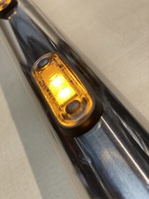 HELLA STYLE AMBER LED FLUSH  MARKER LAMP LIGHT 12v 24v FIT TO LIGHT BARS