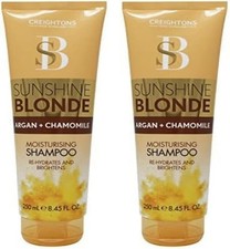 2Pc Creightons Sunshine Blonde Moisturizing Shampoo With argon & chamomile 250ml