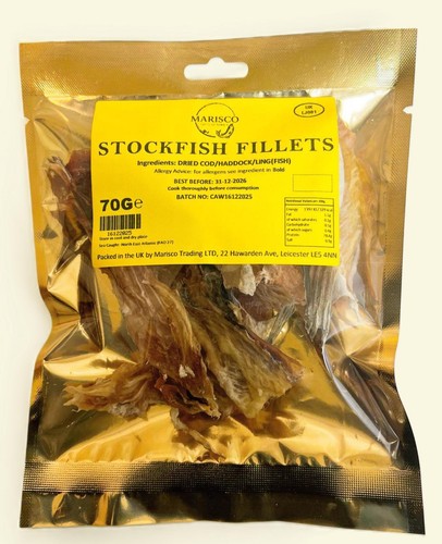 2xstockfish cod fillet 70gx2 - cod,