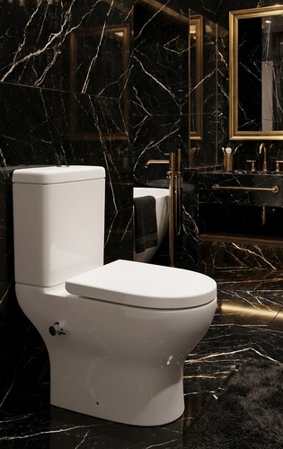 Close coupled toilet with - 2x,
