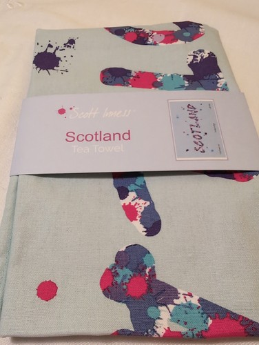 Scottish tea towel - tea, scotland