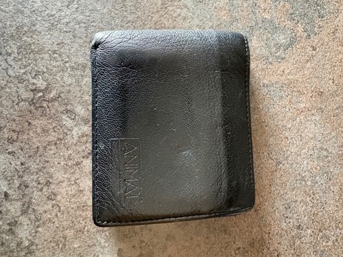 Mens animal black leather - black,