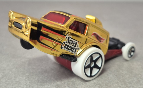 Hot wheels poppa wheelie - wheels, gold