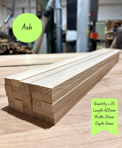 Planed ash offcuts - ash, craft