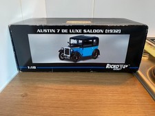 Diecast Ricko 1932 Austin 7 De Luxe Saloon 1:18 Blue BOXED Excellent Condition