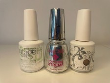 Gelish Gel X 2 / Crystal Nail Top Shine Extreme W/Free Mylee ALL THAT GLITTERS!