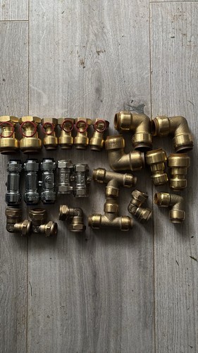 Brass plumbing fittings job - brass,