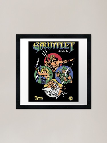 Gauntlet arcade gaming - gauntlet, framed