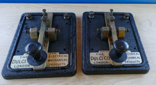 Pair of vintage telegraph keys