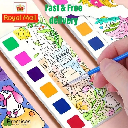 Water colouring books - books, magic