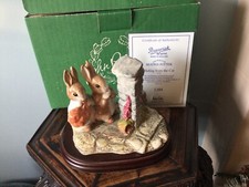 Brand New Beswic BEATRIX POTTER TABLEAU - HIDING FROM THE CAT - LTD EDN - P3766.