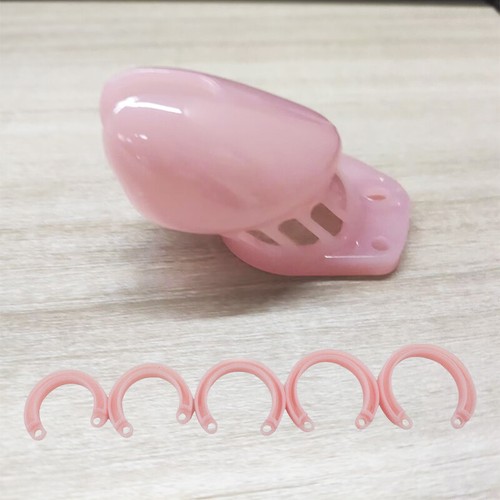 Pink chastity cage - pink,