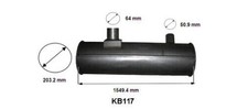 Exhaust Silencer For KOBELCO