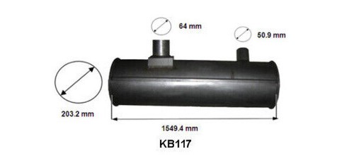 Exhaust silencer for kobelco - for,