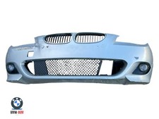 BMW 5 Series E60 E61 M Sport LCI Facelift Front Bumper Complete DAMAGED SILVER