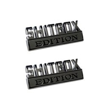 SHITBOX EDITION emblem Black