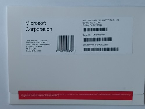Microsoft windows server - windows, 2025
