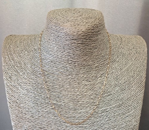 Vintage 9ct gold - gold, chain