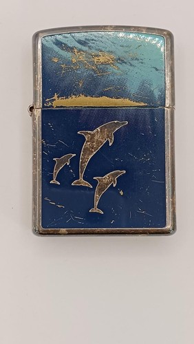 Zippo dolphin oil lighter - dolphin,