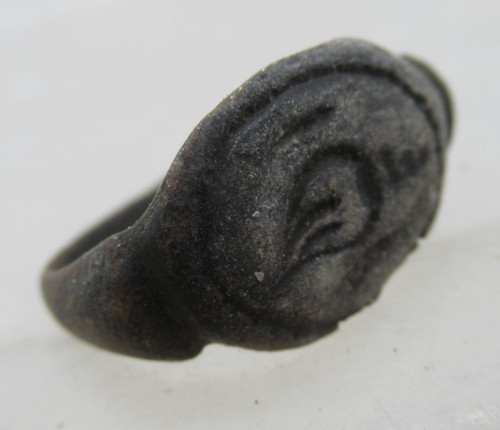 Ancient roman bronze seal - ancient,