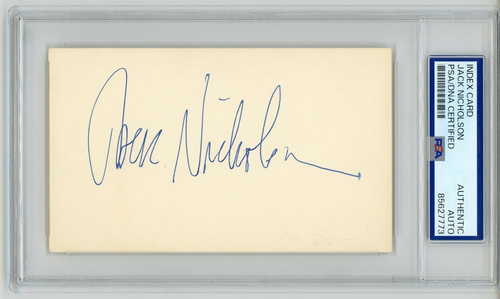 Jack nicholson signed - jack,