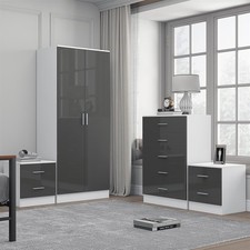 2DR Plain + Chest of Drawers +