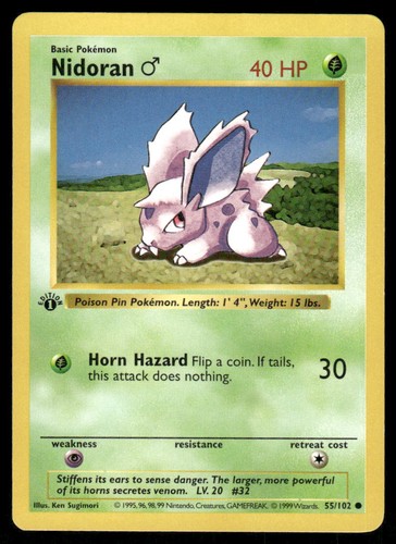 Pokemon cards nidoran 102 - pokemon,