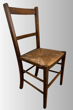 Vintage oak rush seat - oak,