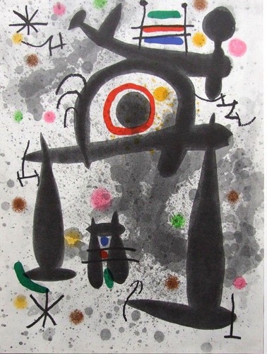 Joan miro vintage lithograph - joan,