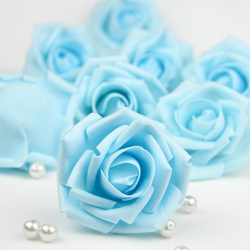 50x foam roses artificial - 50x,