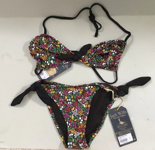 Floral halter neck bikini - halter,