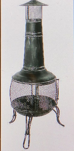Hacienda steel chimenea - la,
