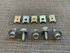 PEUGEOT UNDERTRAY SCREWS ENGINE SPLASH GUARD UNDER COVER CAR BUMPER FENDER CLIPS