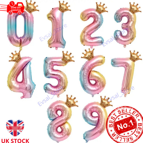 Giant foil number balloons - giant,