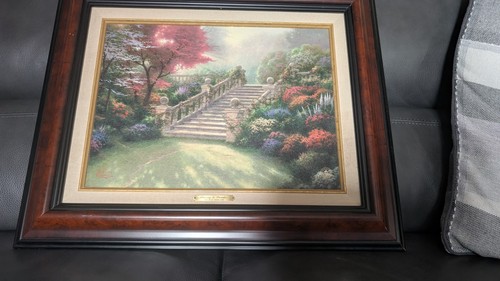 Rare thomas kinkade stairway - thomas,