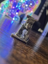 Solid Silver Miniature Bear  925