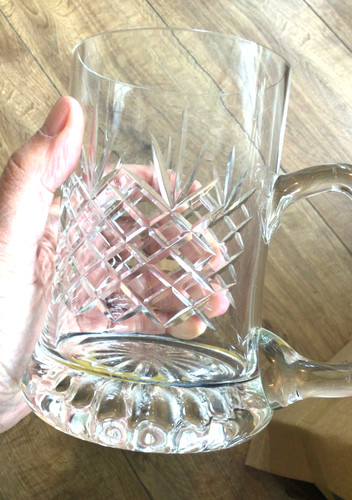 Edinburgh crystal tankard - edinburgh,