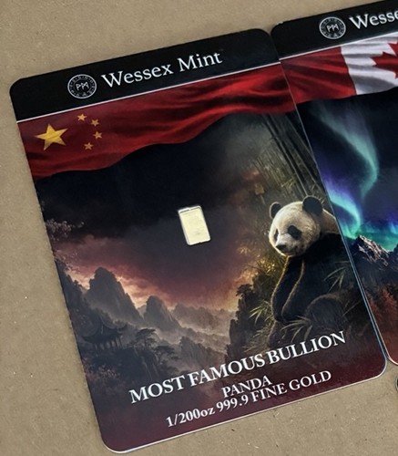 Fine gold panda - fine,