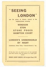 c1946 Seeing London Tour