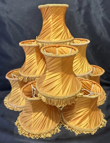 Vintage clip lamp shades - lamp,