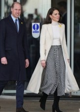 Houndstooth Check Tweed Midi