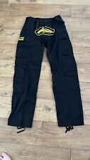 Corteiz Guerillaz - Black Cargos Yellow Print - Large - Brand New