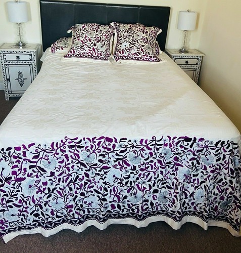 Handwoven moroccan bedding set - moroccan,