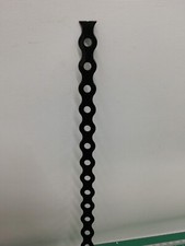 12mm BLACK METAL STRAPPING FIXING BAND BANDING STRIP STRAP BRACING PER METRE